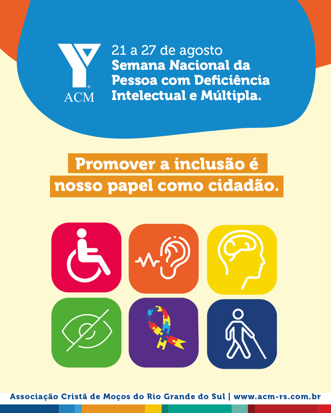 Semana Nacional da Pessoa com Deficiência Intelectual e Múltipla | ACM-RS